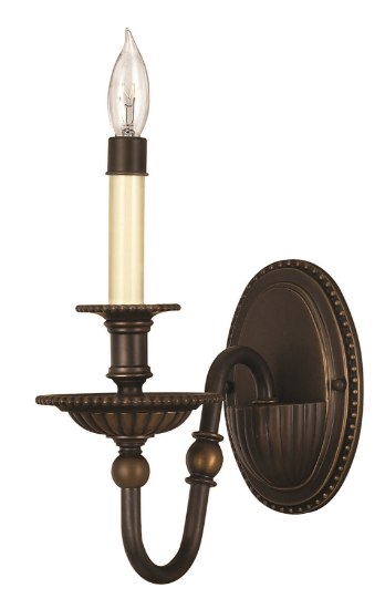 Picture of 60w Sconce Cambridge CAND Olde Bronze