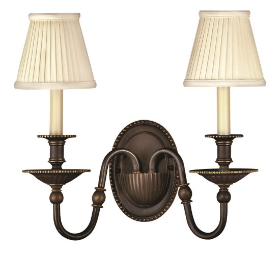 Picture of 60w Sconce Cambridge CAND Olde Bronze Two Light Sconce