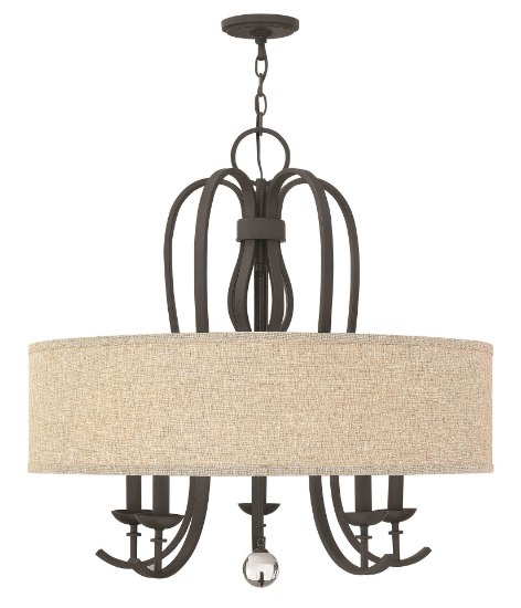 Picture of 60w Chandelier Marion CAND Textured Black Inverted Pendant