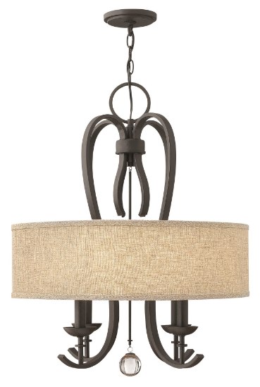 Picture of 60w Chandelier Marion CAND Textured Black Single Tier Pendant