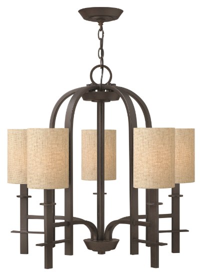 Picture of 60w Chandelier Sloan CAND Regency Bronze Single Tier