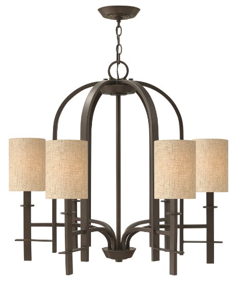 Picture of 60w Chandelier Sloan CAND Regency Bronze Single Tier