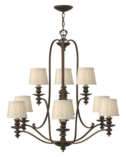 Picture of 60w Chandelier Dunhill CAND Royal Bronze Two Tier Foyer