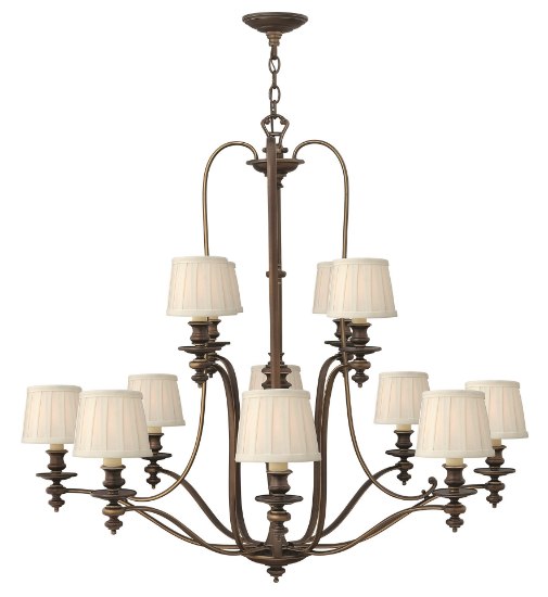 Foto para 60w Chandelier Dunhill CAND Royal Bronze Two Tier Foyer