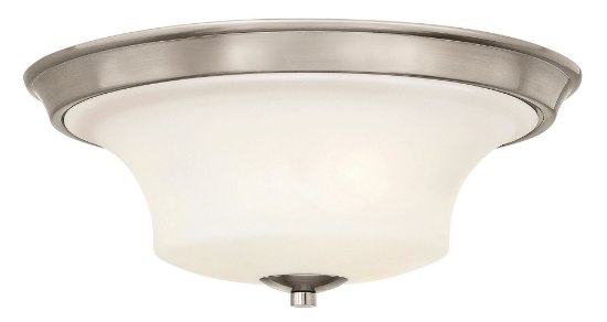 Picture of 60w Bath Brantley MED Etched Opal Brushed Nickel Flush Mount