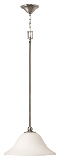 Picture of 100w Mini-Pendant Bolla MED Etched Opal Brushed Nickel