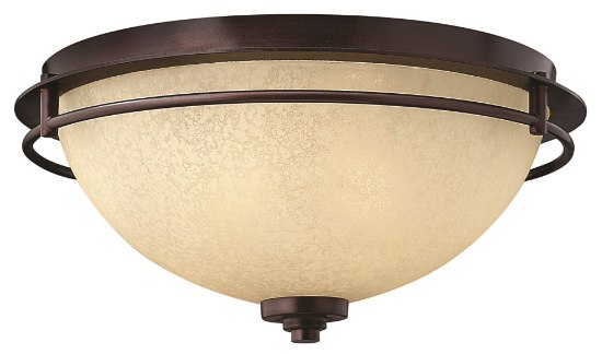 Picture of 75w Bath Stowe MED Antique Light Scavo Metro Copper Flush Mount