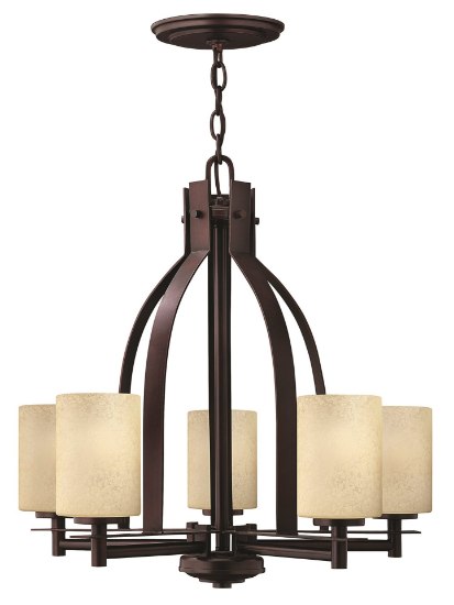 Picture of 100w Chandelier Stowe MED Antique Light Scavo Metro Copper Single Tier Foyer