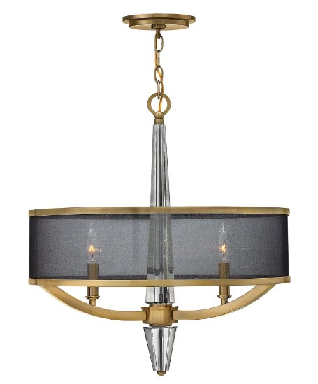 Picture of 60w Foyer Ascher CAND Brushed Caramel Foyer Pendant