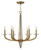 Picture of 60w Chandelier Ascher CAND Brushed Caramel Single Tier Foyer