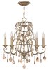 Picture of 60w Chandelier Carlton CAND Silver Leaf Single Tier Foyer