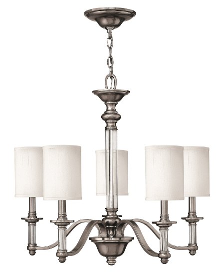 Picture of 60w Chandelier Sussex CAND Brushed Nickel Single Tier