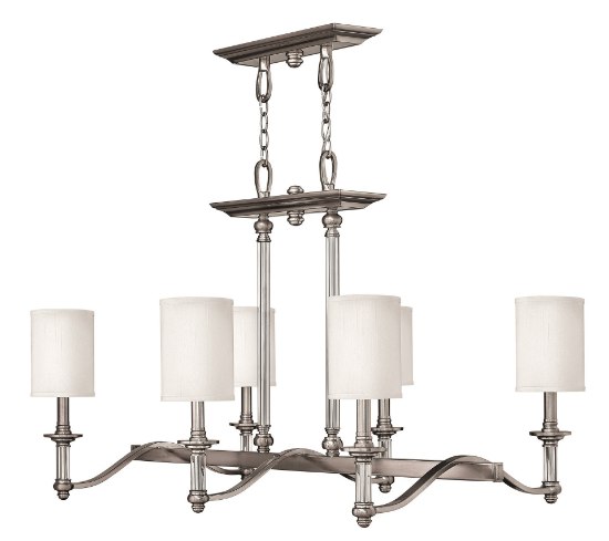 Foto para 60w Chandelier Sussex CAND Brushed Nickel Linear