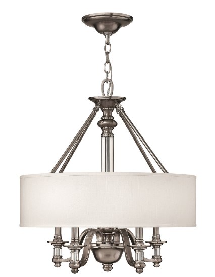 Picture of 60w Chandelier Sussex CAND Brushed Nickel Inverted Pendant