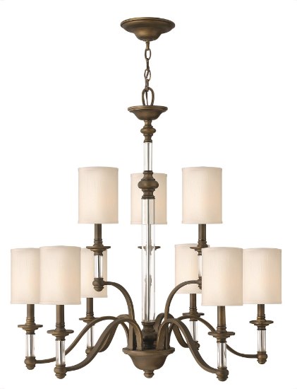 Picture of 60w Chandelier Sussex CAND English Bronze Two Tier Foyer