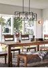 Foto para 60w Chandelier Quentin CAND Buckeye Bronze Stem Hung Linear