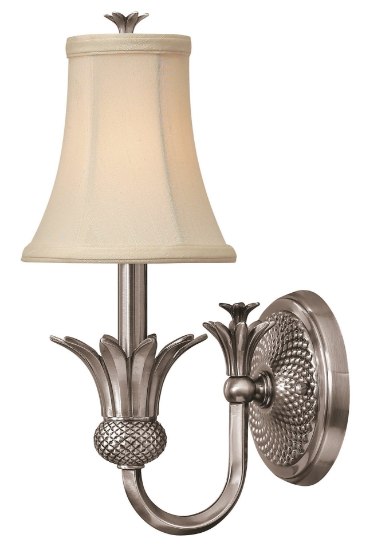 Picture of 60w Sconce Plantation CAND Polished Antique Nickel