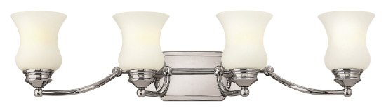 Picture of 100w Bath Constance MED Etched Opal Chrome Bath Four Light