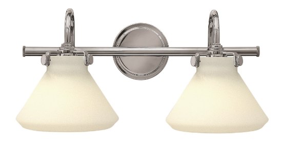 Picture of 100w Bath Congress MED Etched Opal Chrome Bath Two Light