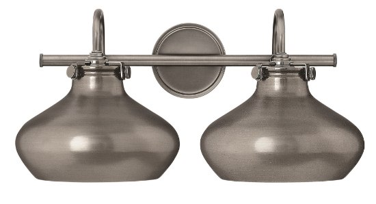 Foto para 100w Bath Congress MED Antique Nickel Bath Two Light