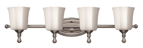 Picture of 100w Bath Shelly MED Etched Opal Brushed Nickel Bath Four Light