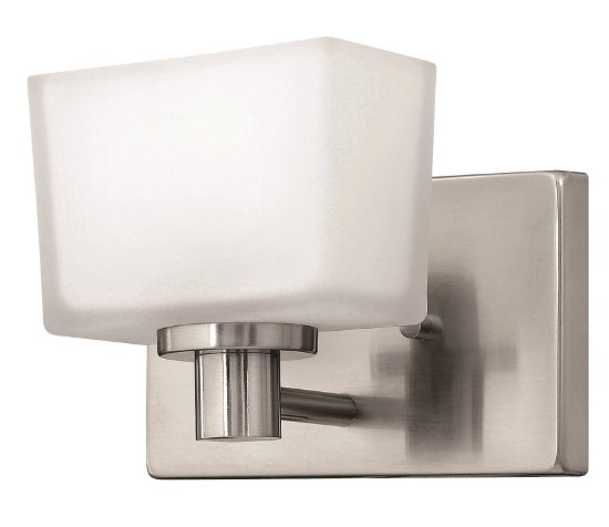 Picture of 4.5w Bath Taylor G9 LED Etched White Brushed Nickel Bath Sconce