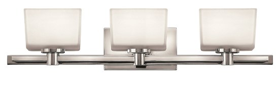 Foto para 4.5w Bath Taylor G9 LED Etched White Chrome Bath Three Light