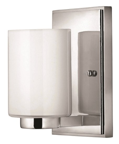 Foto para 5w Bath Miley G9 LED Cased Opal Chrome Bath Sconce