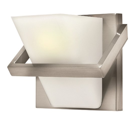 Picture of 60w Bath Blaire G-9 Etched Opal Brushed Nickel Bath Sconce