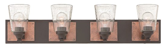 Picture of 100w Bath Jackson MED Clear Seedy Buckeye Bronze Bath Four Light