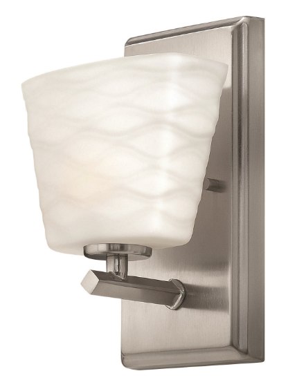 Picture of 60w Bath Tory G-9 Etched Opal Brushed Nickel Bath Sconce