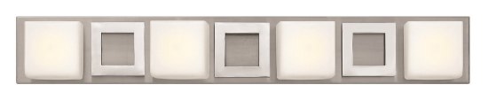 Picture of 60w Bath Mirage G-9 Etched Opal Brushed Nickel Bath Four Light