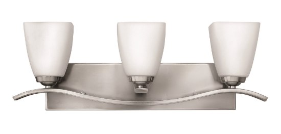 Picture of 100w Bath Josie MED Etched Opal Brushed Nickel Bath Three Light