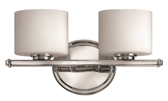 Foto para 60w Bath Ocho G-9 Etched Opal Chrome Bath Two Light