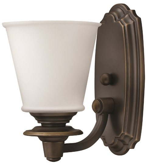 Picture of 100w Bath Plymouth MED Olde Bronze Bath Sconce