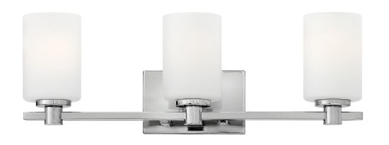 Picture of 100w Bath Karlie MED Etched Opal Chrome Bath Three Light