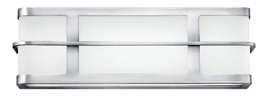 Picture of 15w Bath Fairlane LED Etched White Acrylic Chrome Bath Two Light