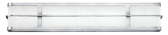 Picture of 15w Bath Fairlane LED Etched White Acrylic Chrome Bath Four Light