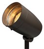 Foto para 175w Landscape Line Voltage Spot MED Convex Clear Tempered, Shock & Heat Resistant Glass Lens Bronze Landscape 120v Spot