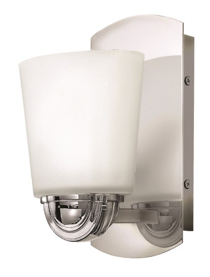 Foto para 100w Bath Kylie MED Etched Opal Chrome Bath Sconce