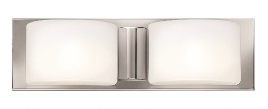 Foto para 60w Bath Daria G-9 Etched Opal Chrome Bath Two Light