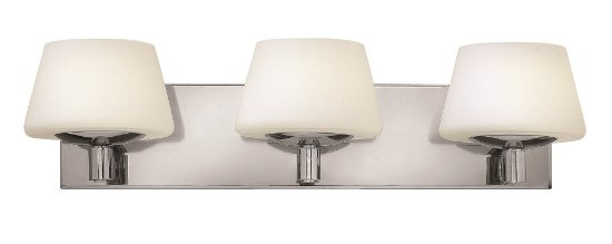 Foto para 60w Bath Bianca G-9 Etched Opal Chrome Bath Three Light