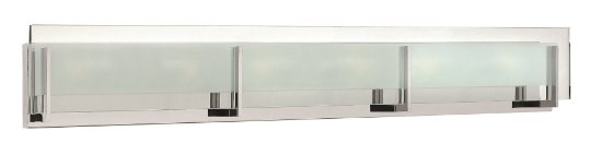 Picture of 7w Bath Latitude LED Clear Beveled Inside-Etched Chrome Bath Six Light