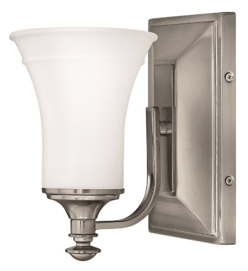 Picture of 100w Bath Alice MED Etched Opal Antique Nickel Bath Sconce