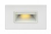 Picture of 4w Landscape Luna LED Satin White Landscape 120v Deck Horizontal Step Light