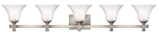 Foto para 100w Bath Abbie MED Etched Brushed Nickel Bath Five Light