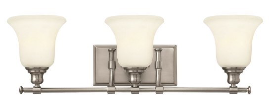 Picture of 100w Bath Colette MED White Etched Brushed Nickel Bath Three Light