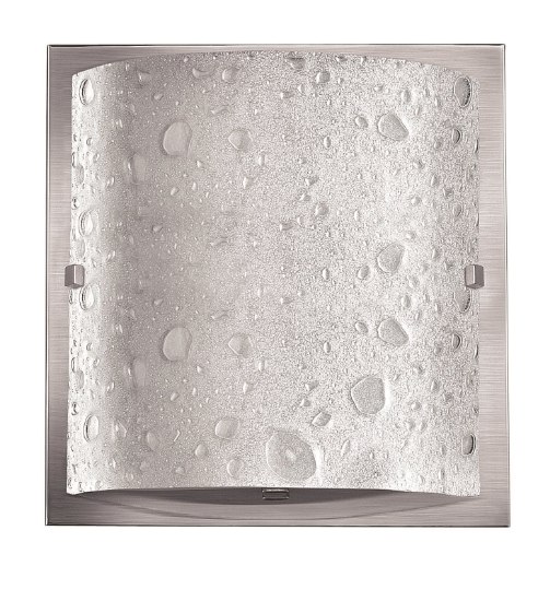 Picture of 75w Bath Daphne MED Etched Bubble Art Brushed Nickel Bath Sconce