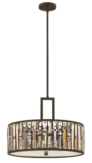 Picture of 100w Foyer Gemma MED Vintage Bronze Inverted Pendant