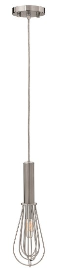 Picture of 60w Mini-Pendant Indulge CAND Brushed Nickel*